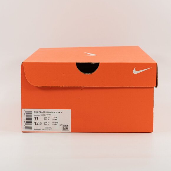 Nike React Infinity React Flyknit 3 \'White Kumquat\' DH5392-100 Multi Size main image 6